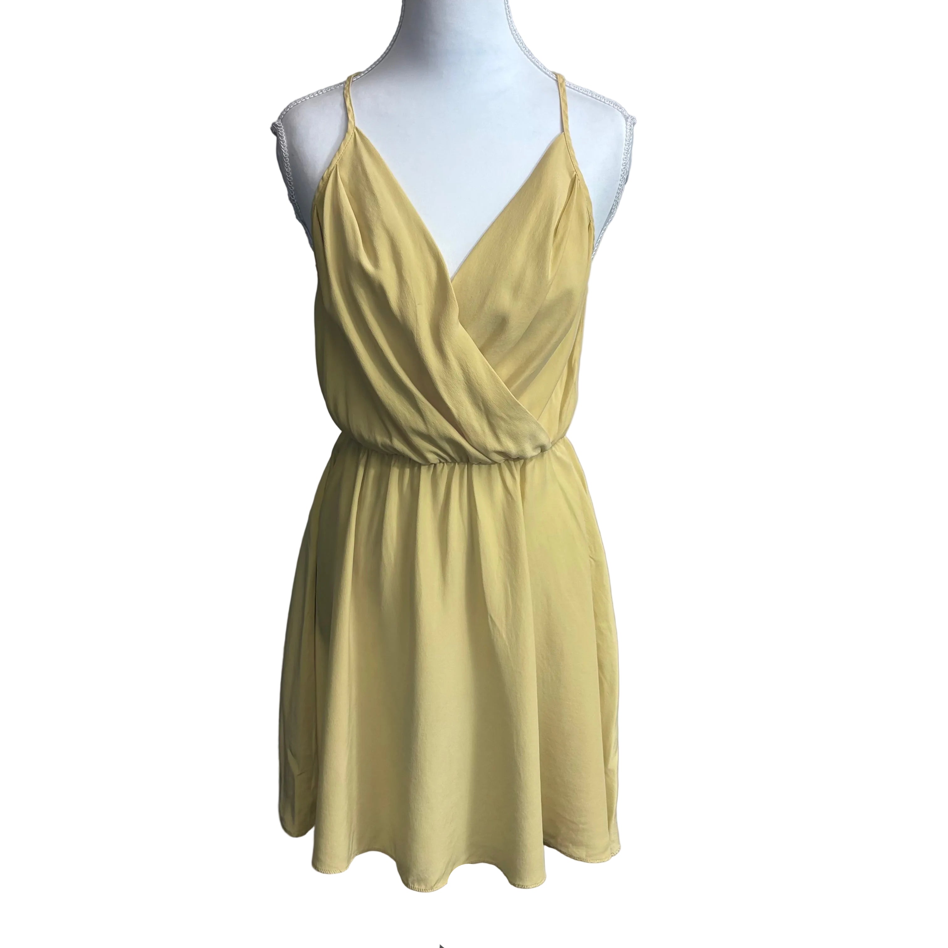 Amanda Uprichard yellow dress, size small