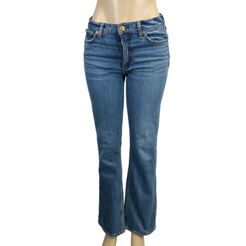 Rag & Bone mid rise boot cut jeans, waist 27"