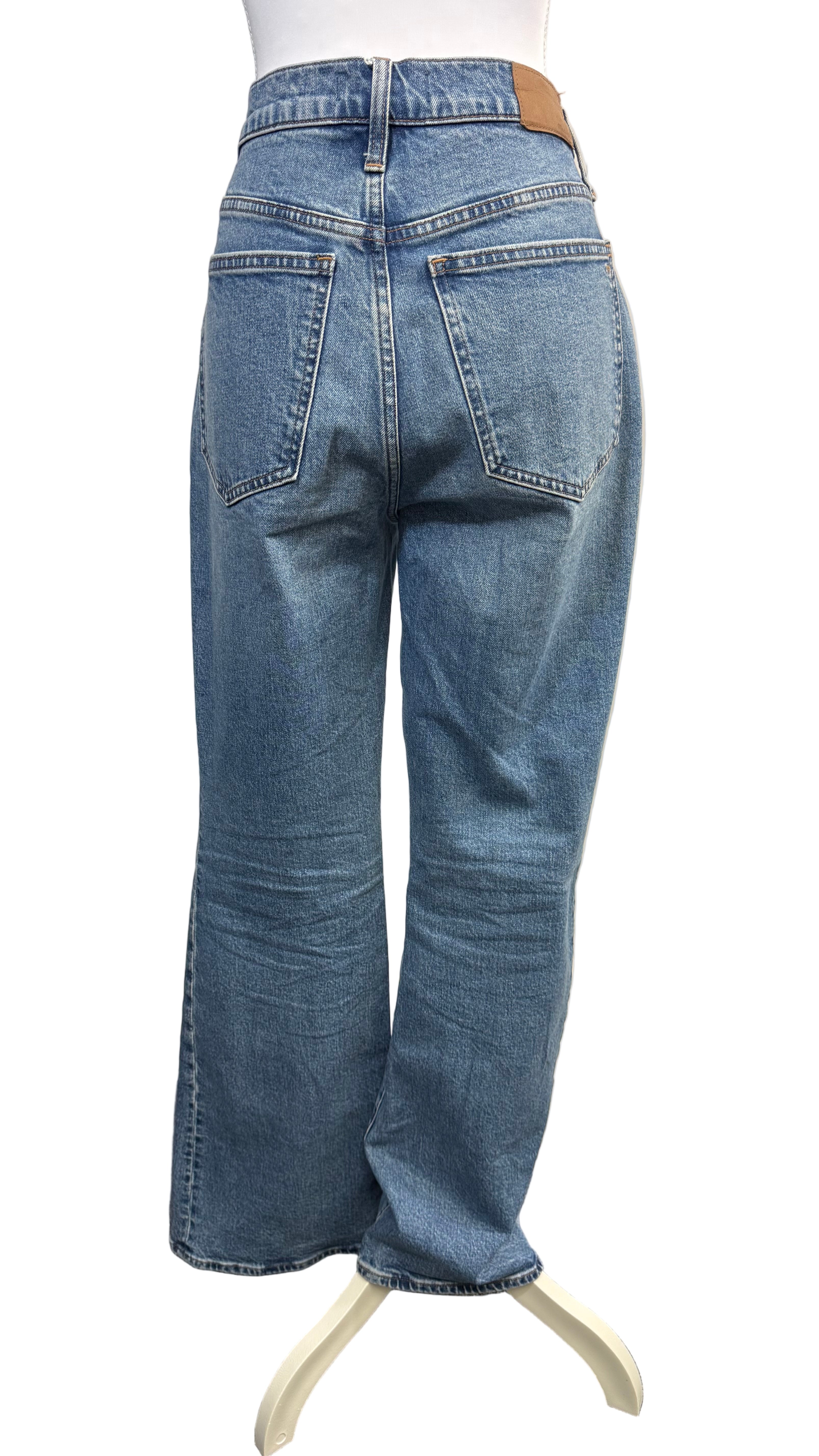 Madewell Wide Leg Jeans, waist 27"
