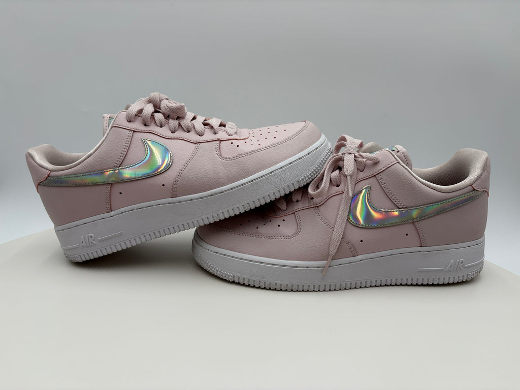 Nike Air Force 1 Low, pink iridescent Authenticated
