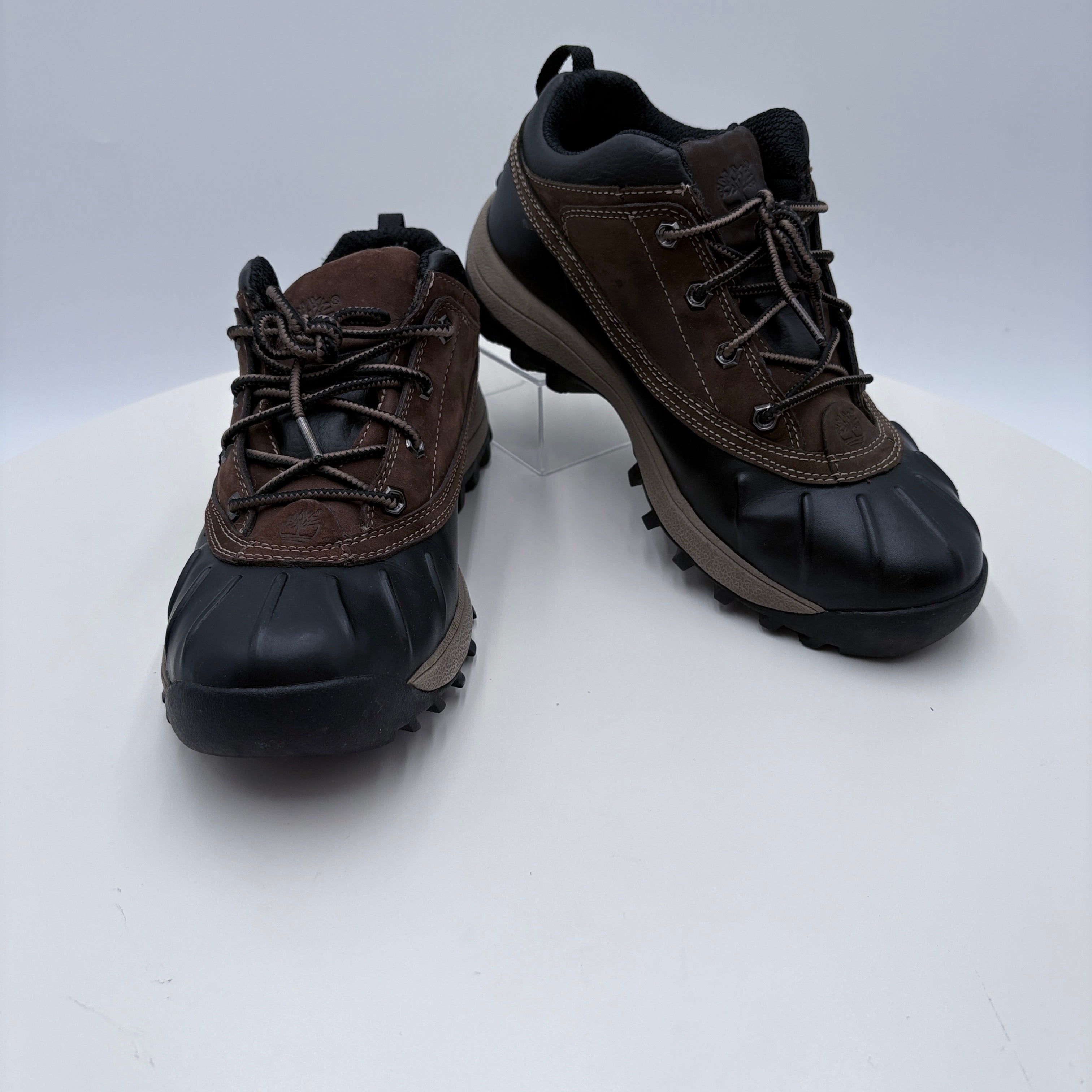 Timberland rain boots, leather and neoprene, like new in box