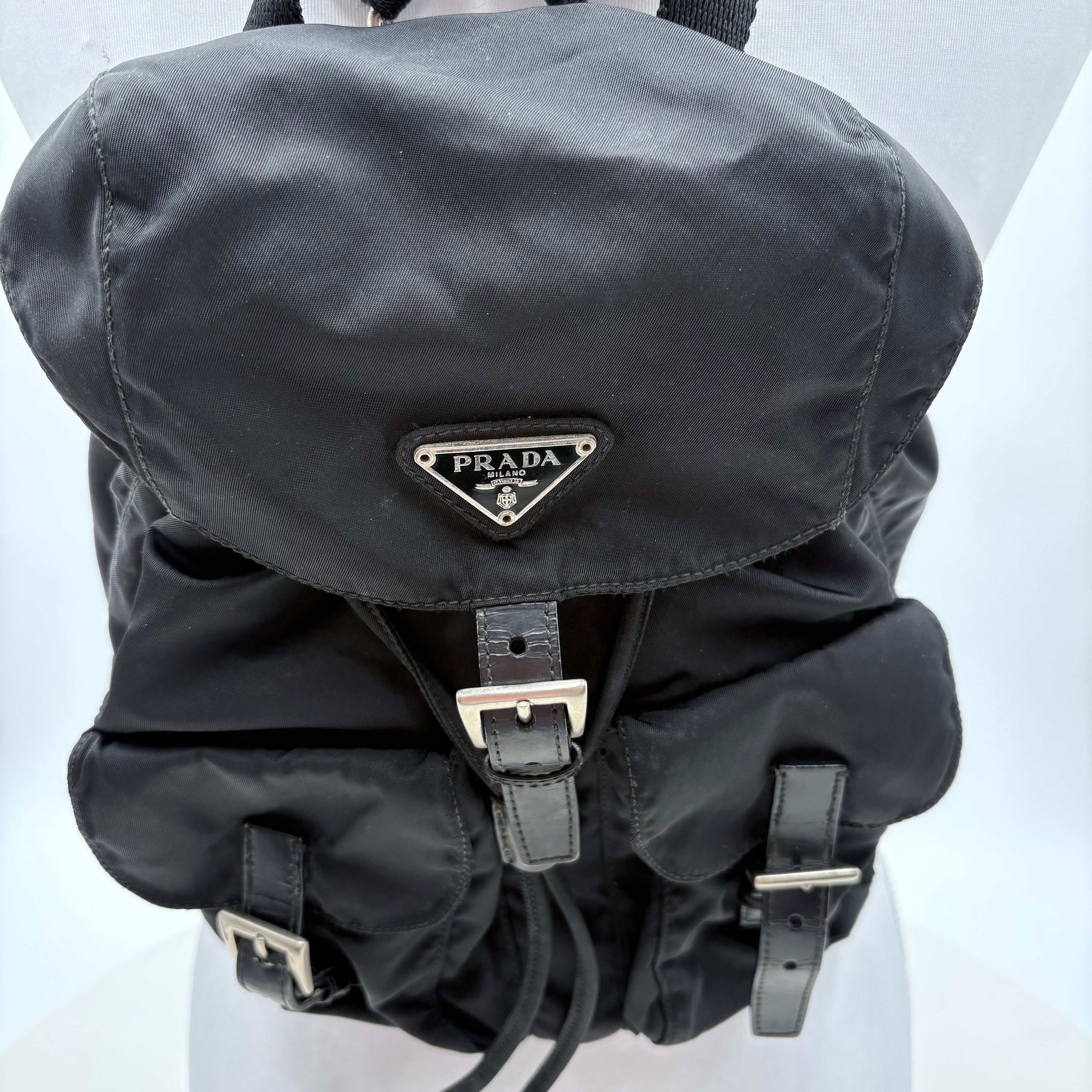 Authenticated Prada backpack