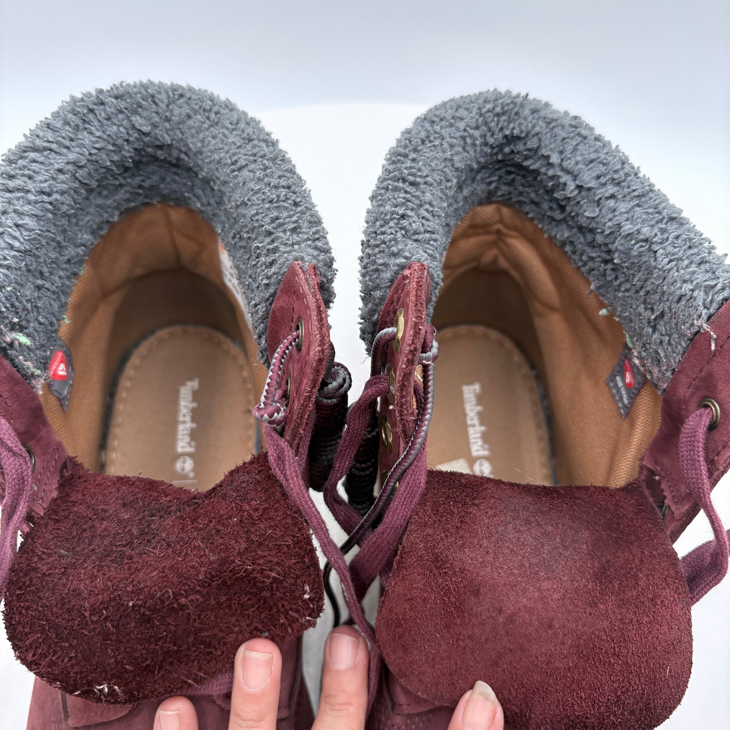 Timberland Men's burgundy boots