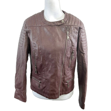 Olivia Miller faux leather jacket, size medium