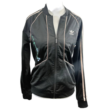 Adidas Women's zipper sweatshirt "Love All, Trust A Few, Do Wrong To None"