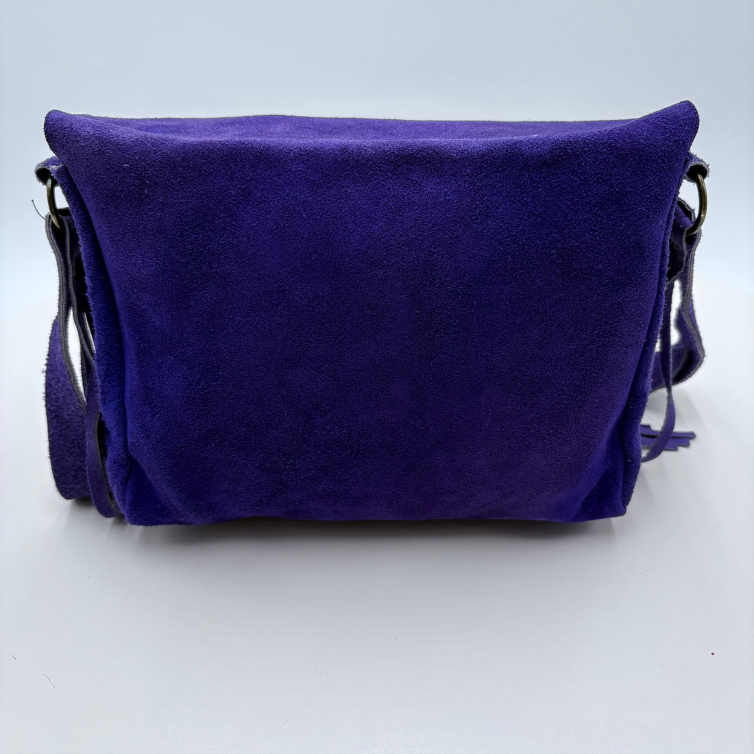 No Brand Leather shoulder Bag Purse with fringe