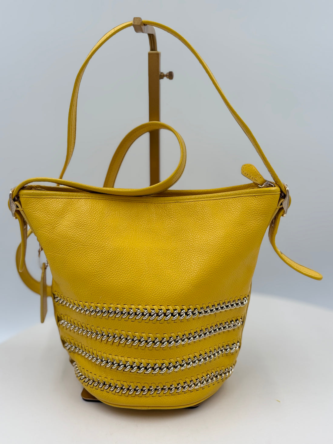 Authenticated Yellow Coach Crossbody Purse