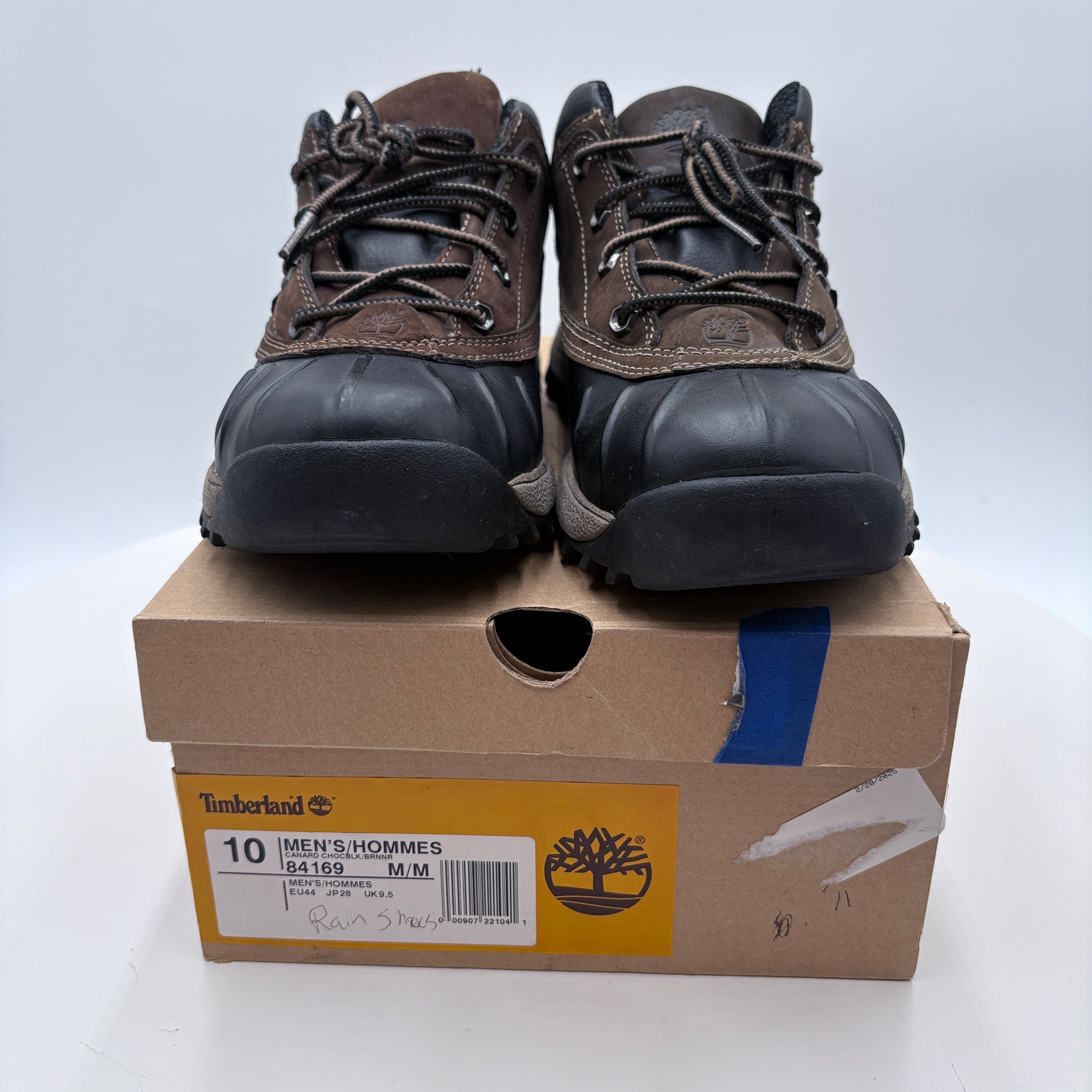 Timberland rain boots, leather and neoprene, like new in box