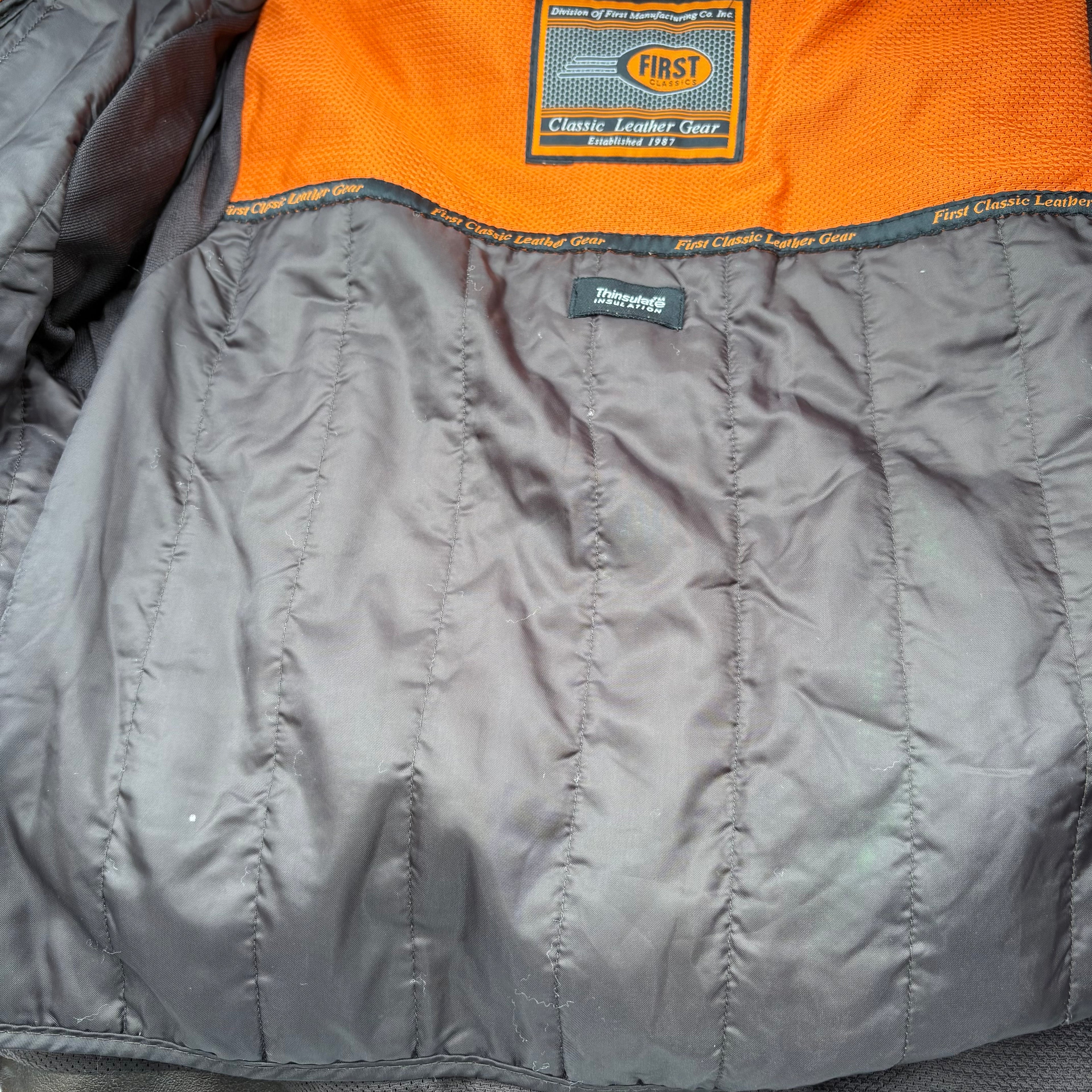 First Classics leather jacket, size small