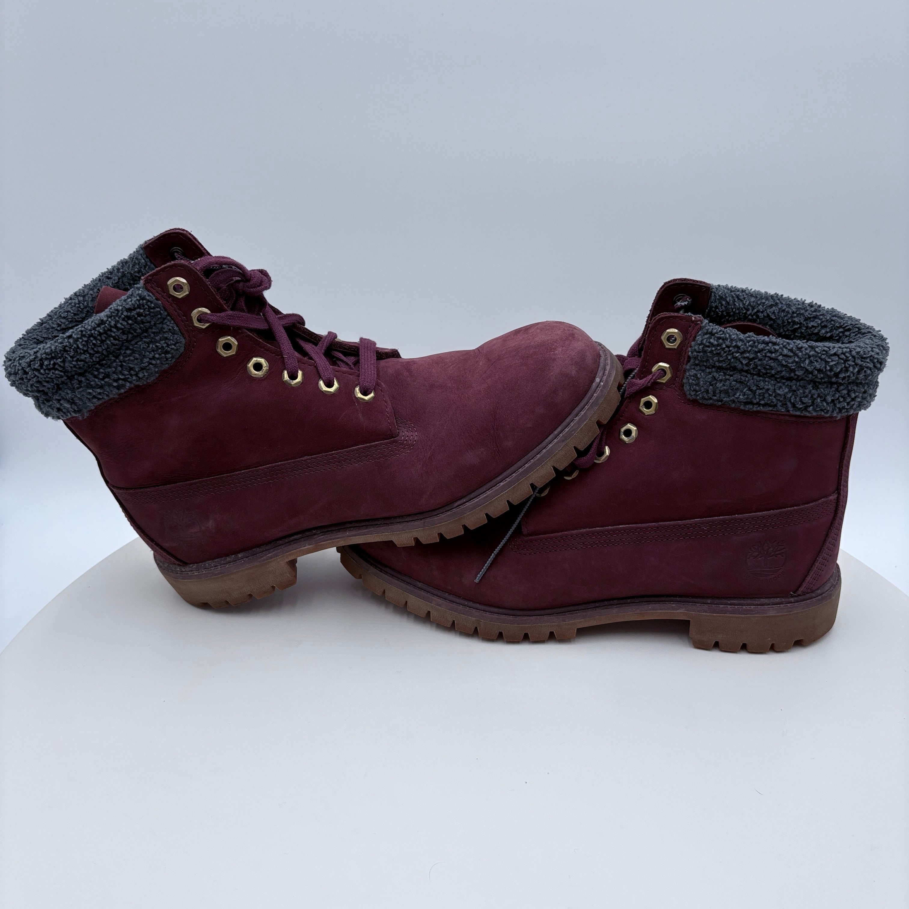 Timberland Men's burgundy boots