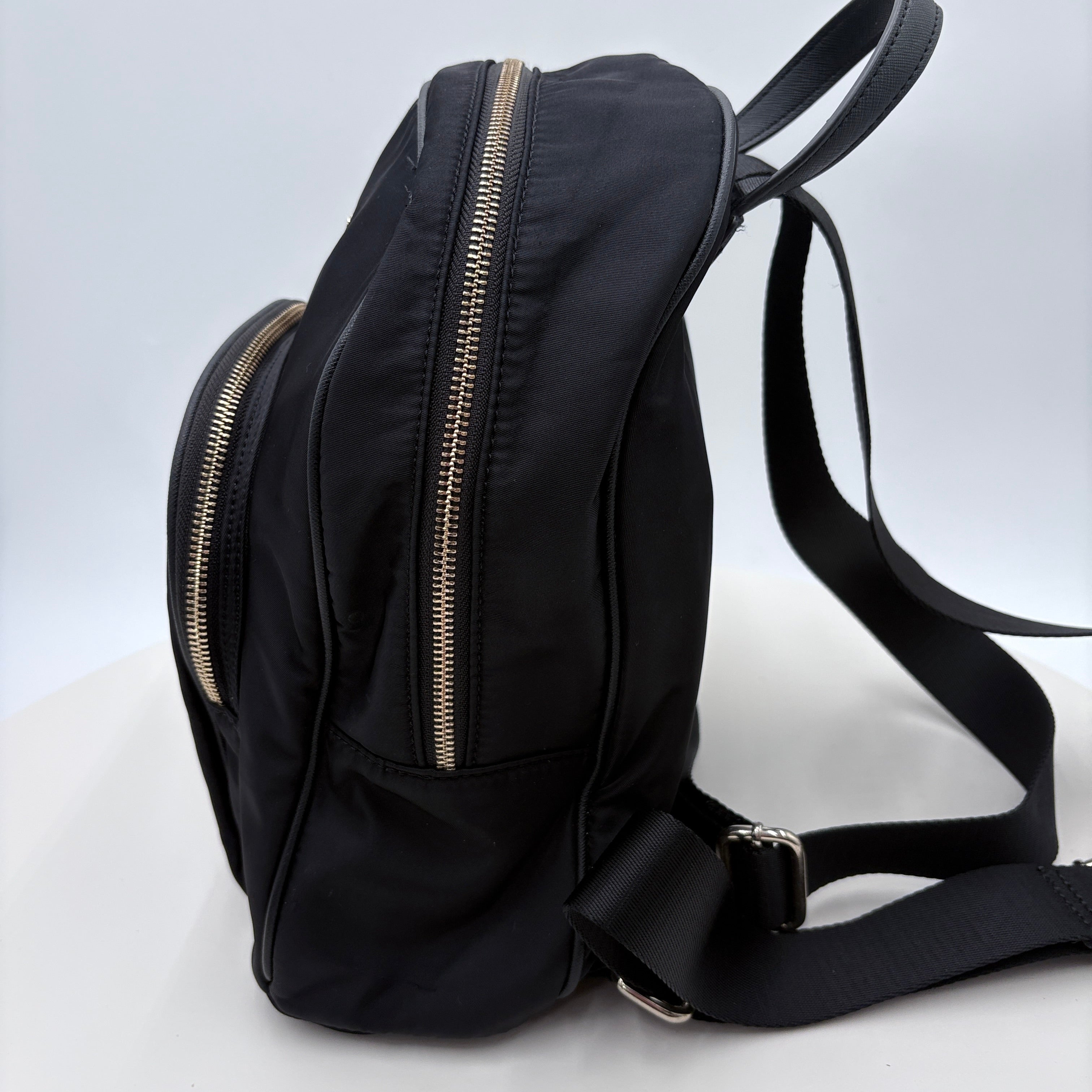 Karl Lagerfeld Nylon black Backpack purse