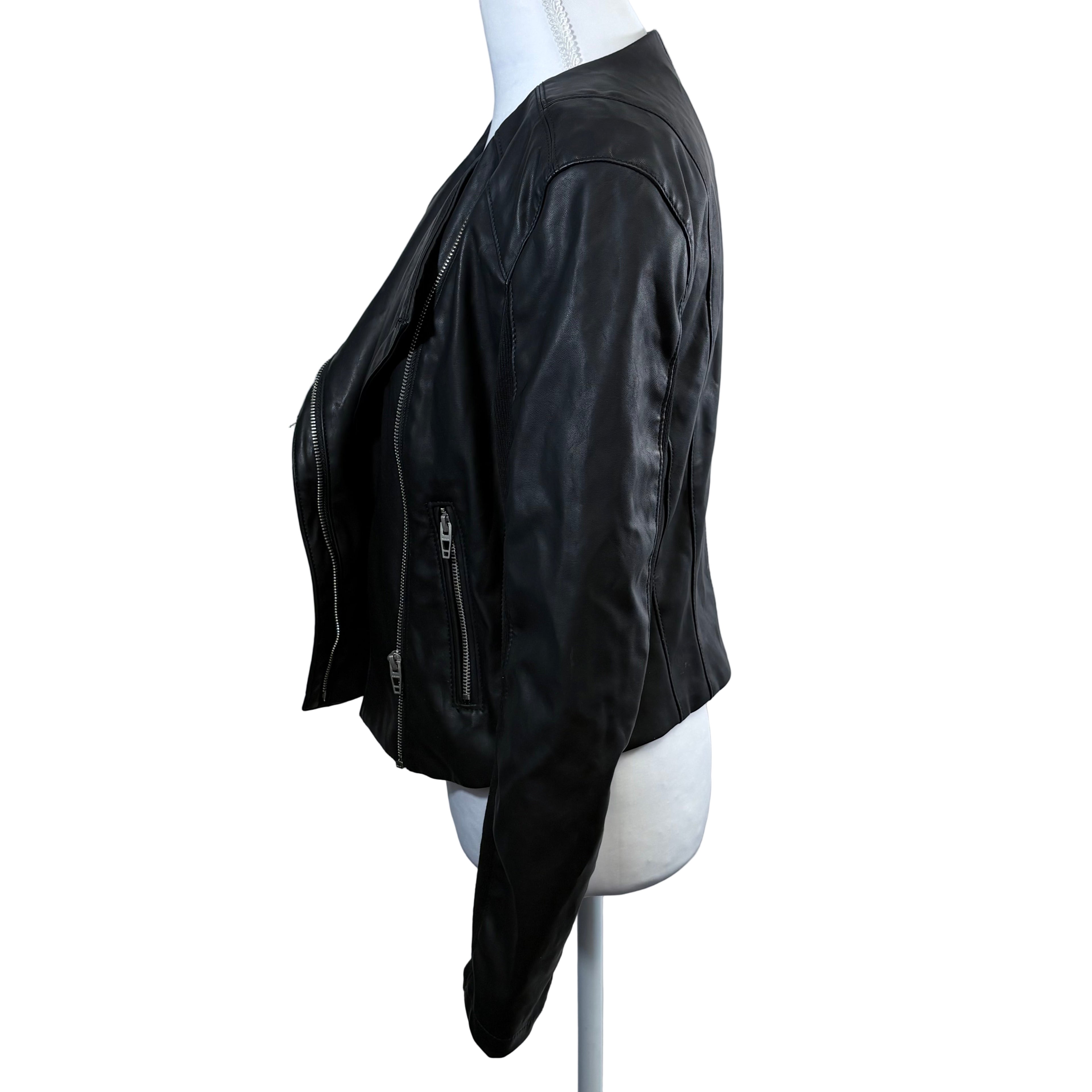 Blank New York Faux leather jacket, size small