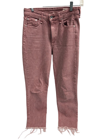 Rag & Bone Nina High-uRise Ankle light plum
