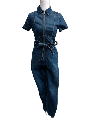 Alice + Olivia denim romper