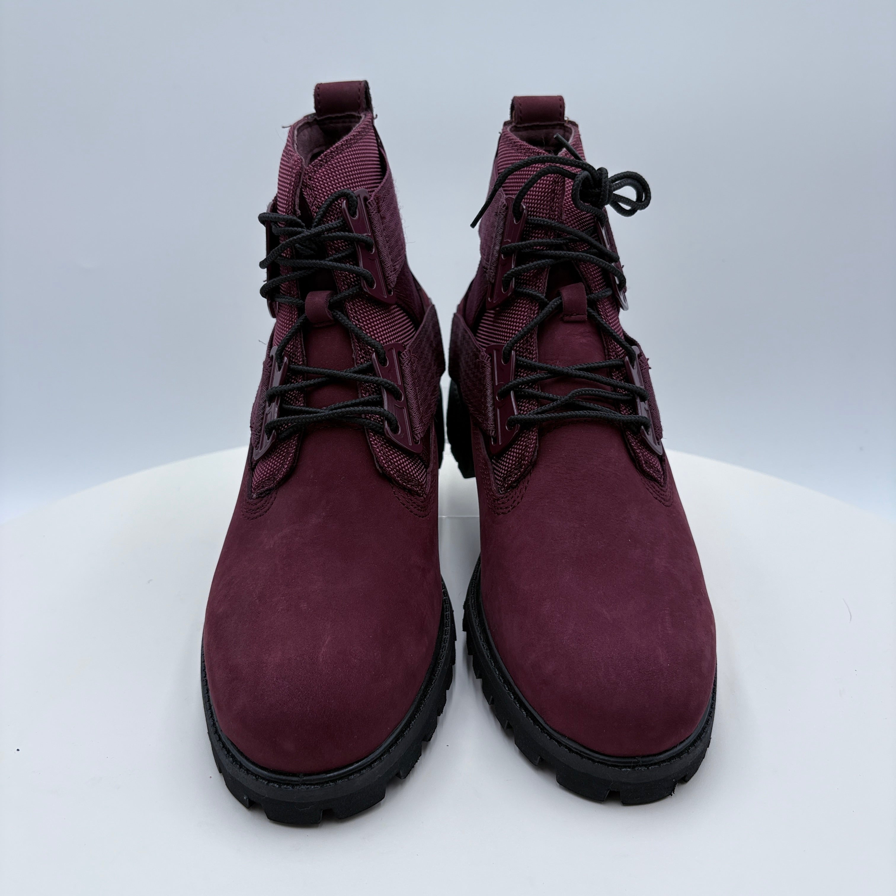 Timberland Nylon and Leather Burgandy Men's boots