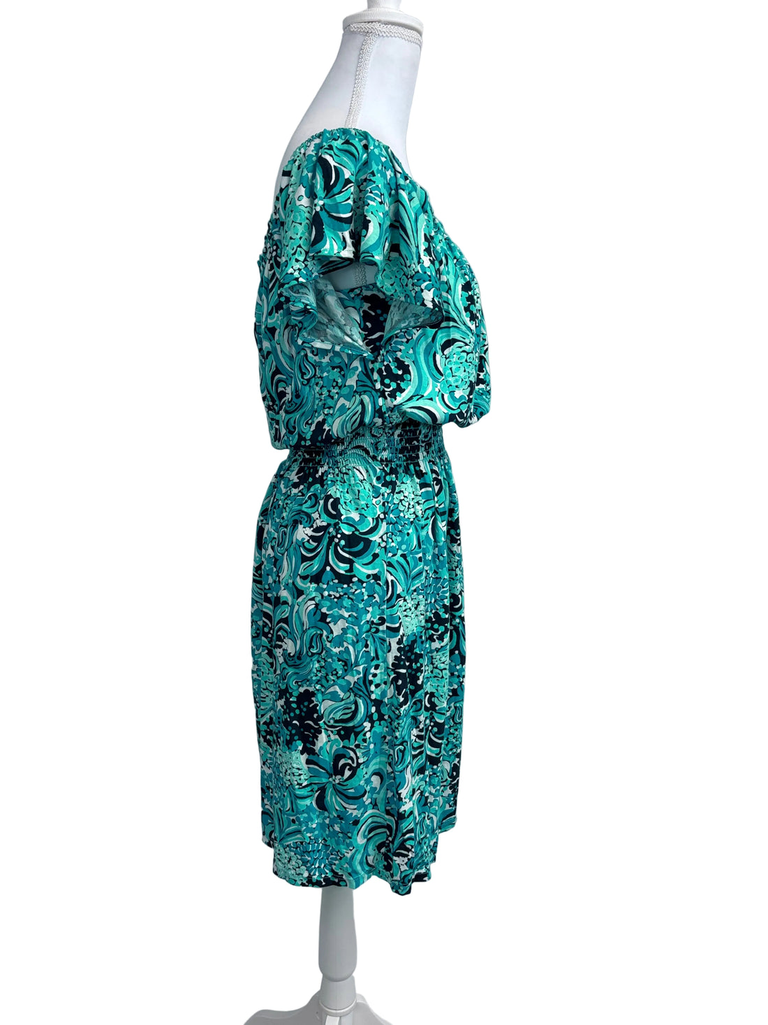 Lilly Pulitzer Short Sleeve floral blue dress