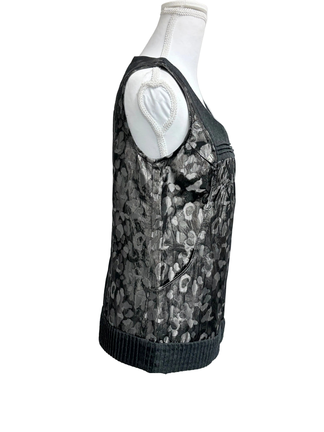 Tory Birch black sleeveless top