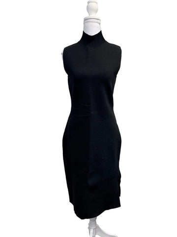 House of Harlow Black Mock Neck Midi Dress Medium