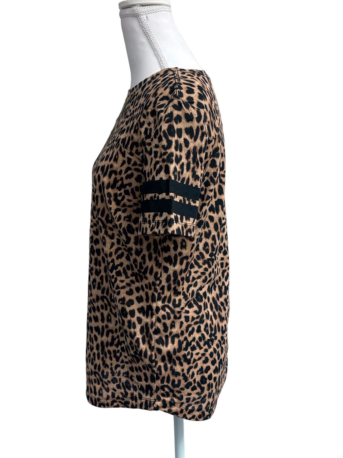 PINK leopard print short sleeve t-shirt, NWT