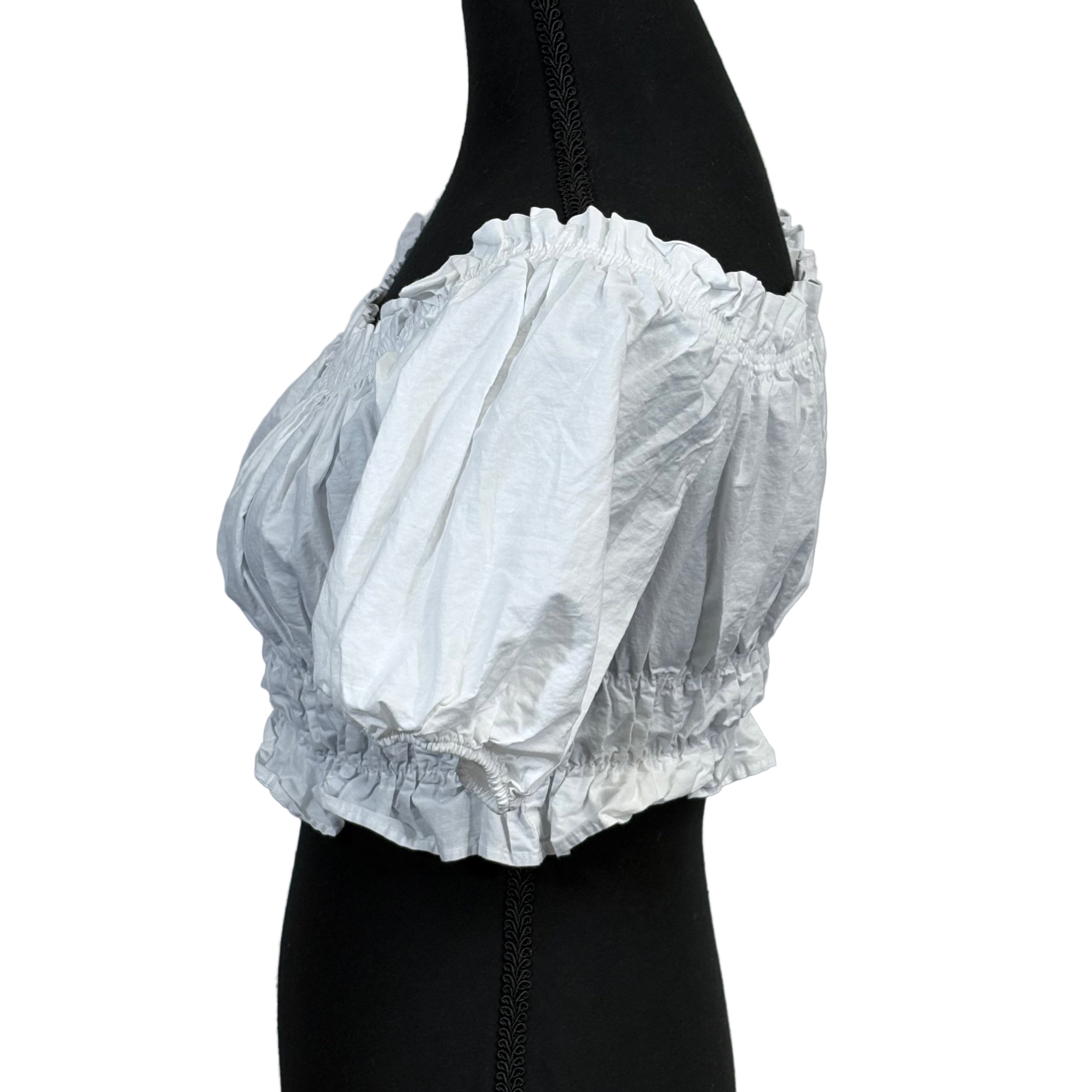 Zara short sleeve crop top, size small