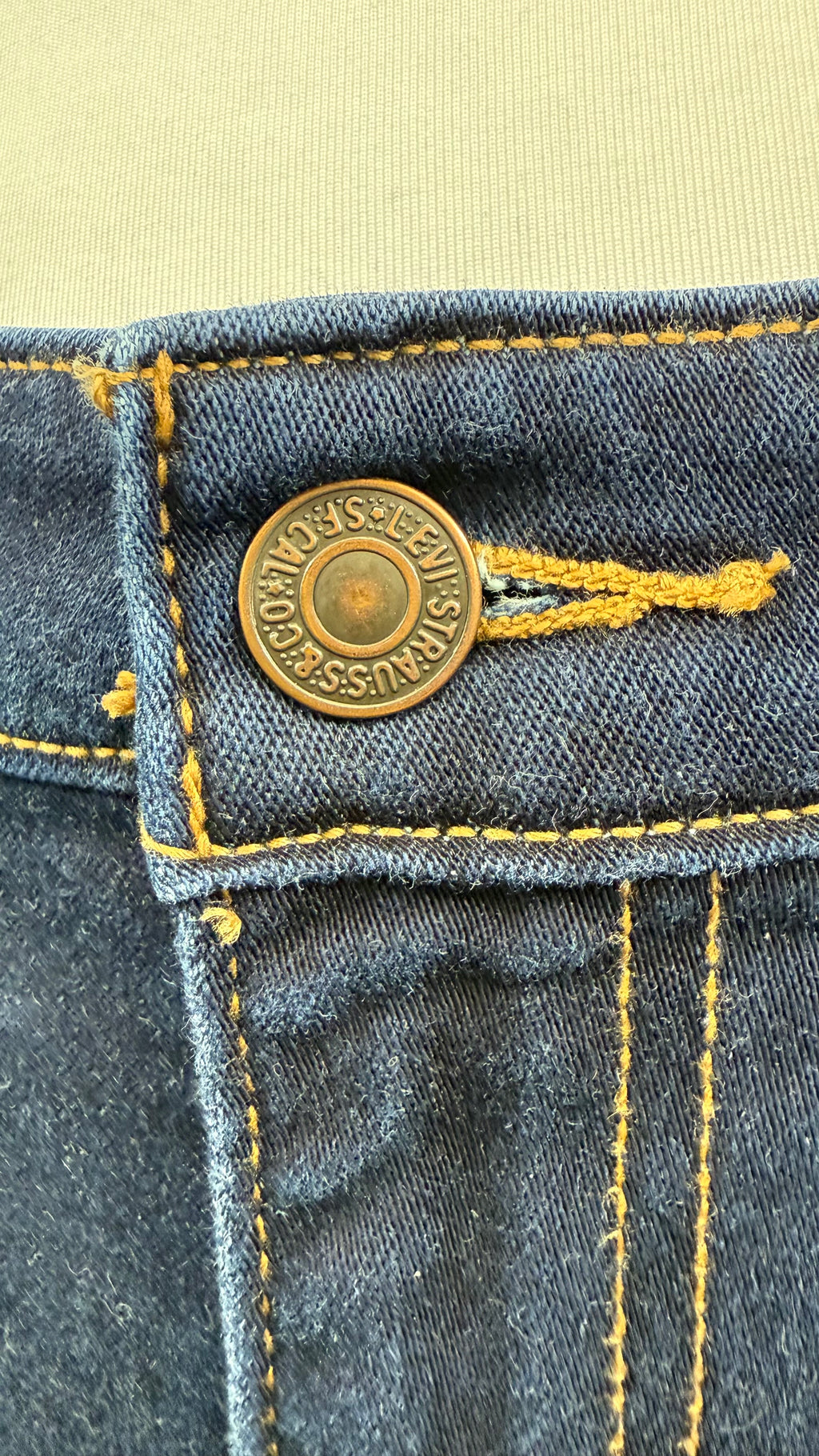 Levi Jeans Flared bottom zipper fly, waist 29"