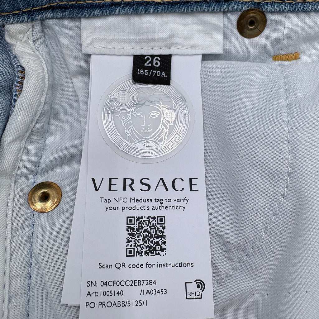 Authenticated Versace Barocco Print Shorts — Like NWT, waist 32"