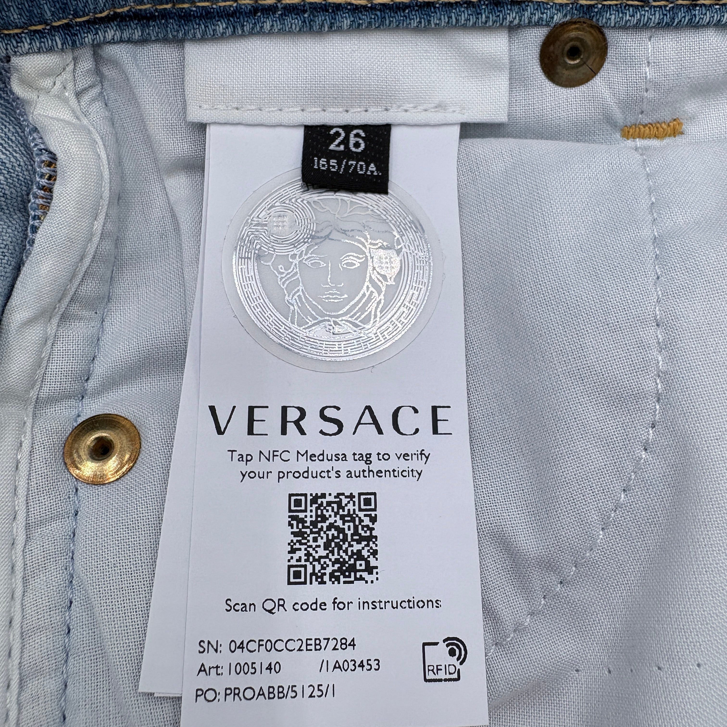 Authenticated Versace Barocco Print Shorts — Like NWT, waist 32"