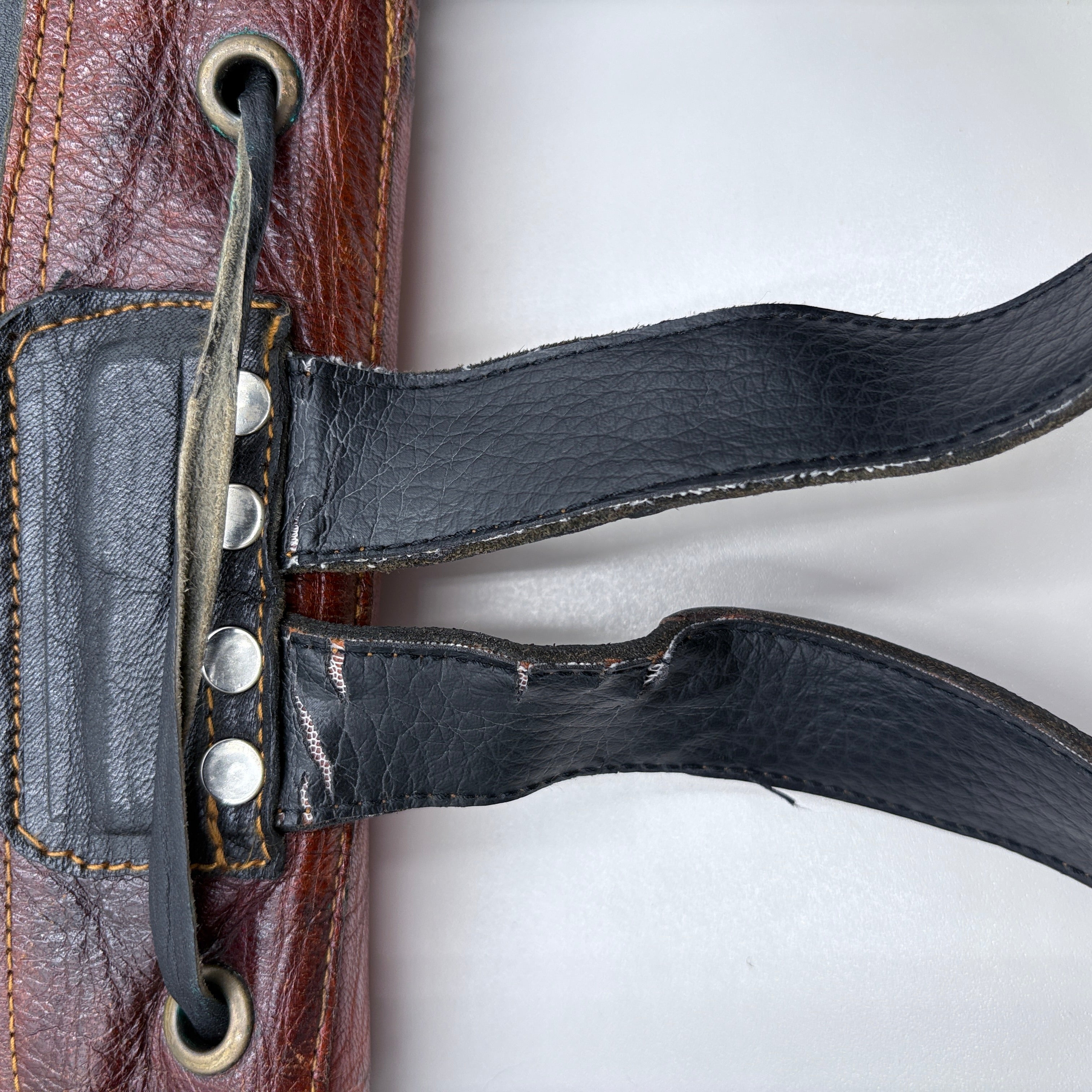 Gusco Peru leather backpack