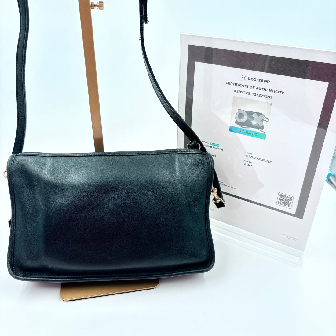 Authenticated Vintage Coach Classic Basic Bag