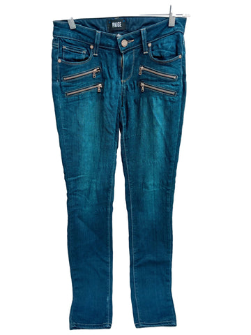 Paige Edgemont skinny blue jeans