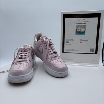 Nike Air Force 1 Low, pink iridescent Authenticated