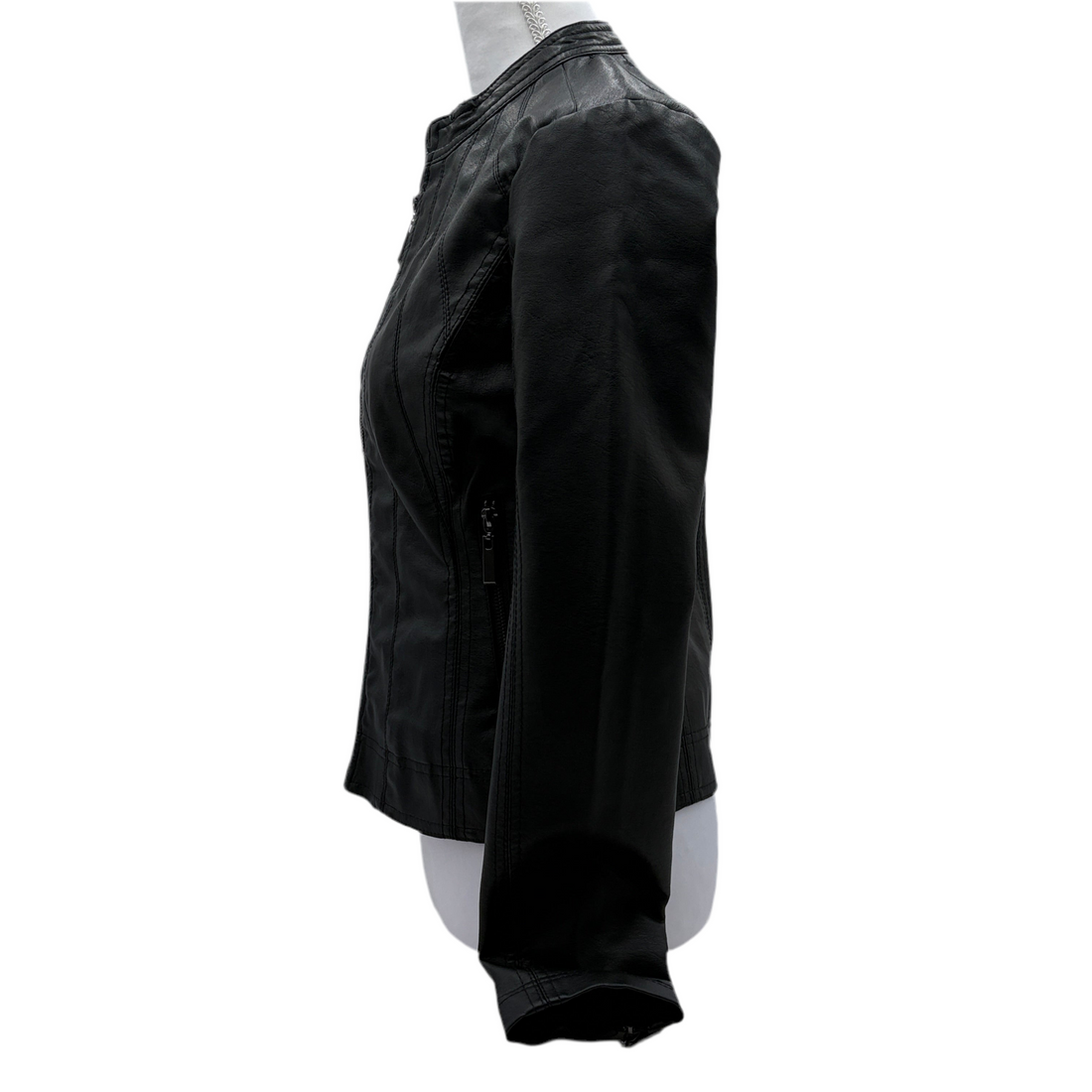 Ashley International Faux Leather jacket, size small