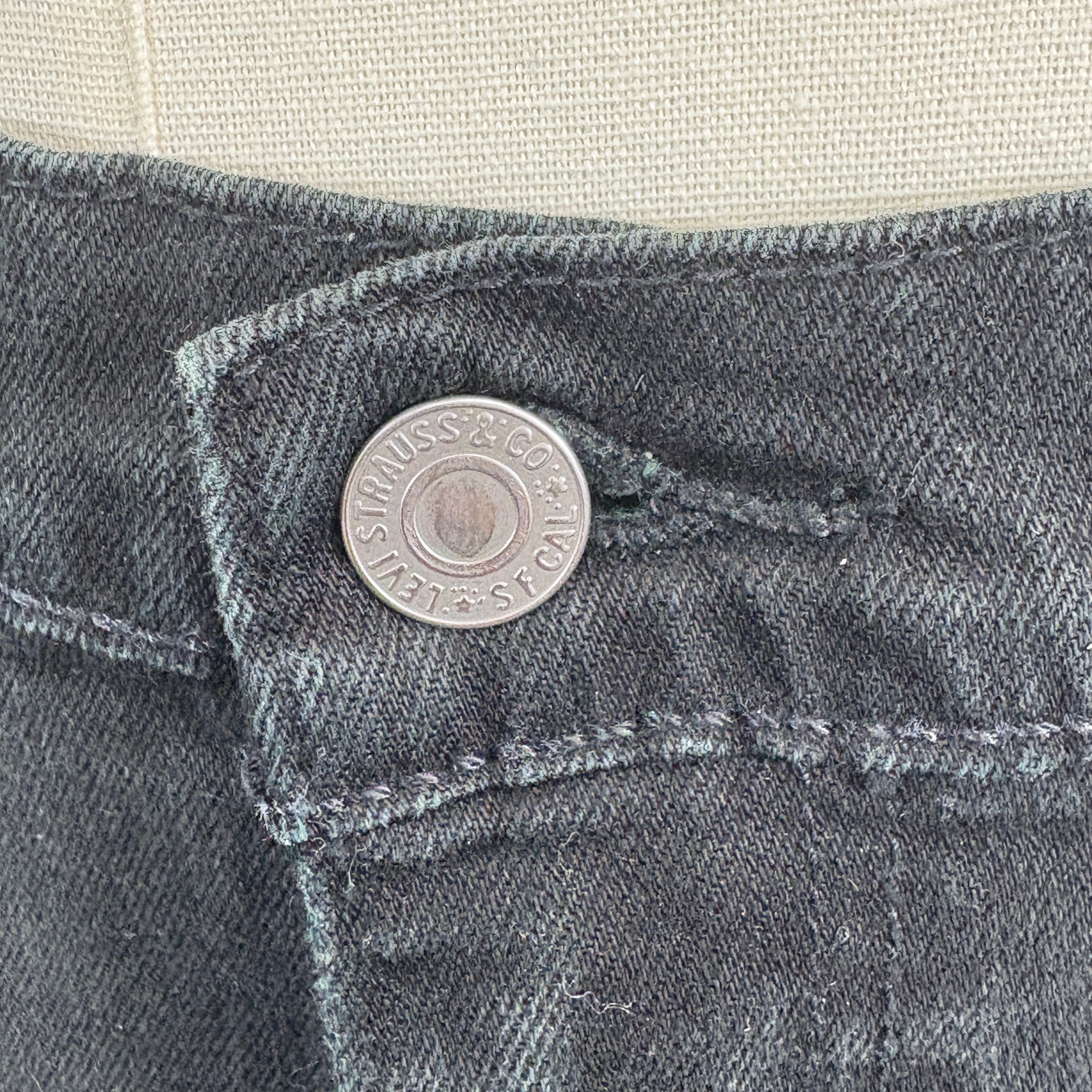 Levi Men's 513 Black Jeans, waist 36"