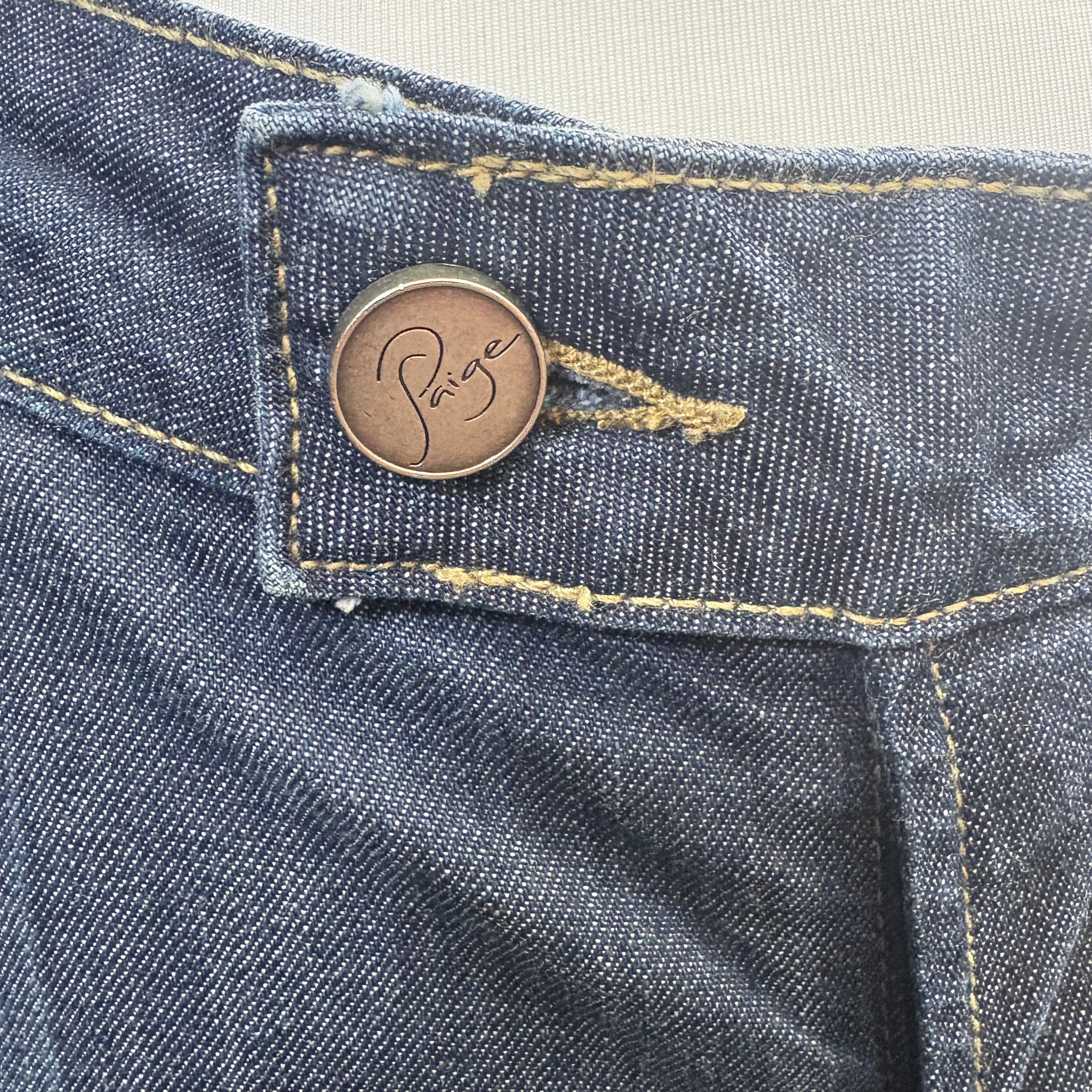 Paige wide leg jeans, waist 29"