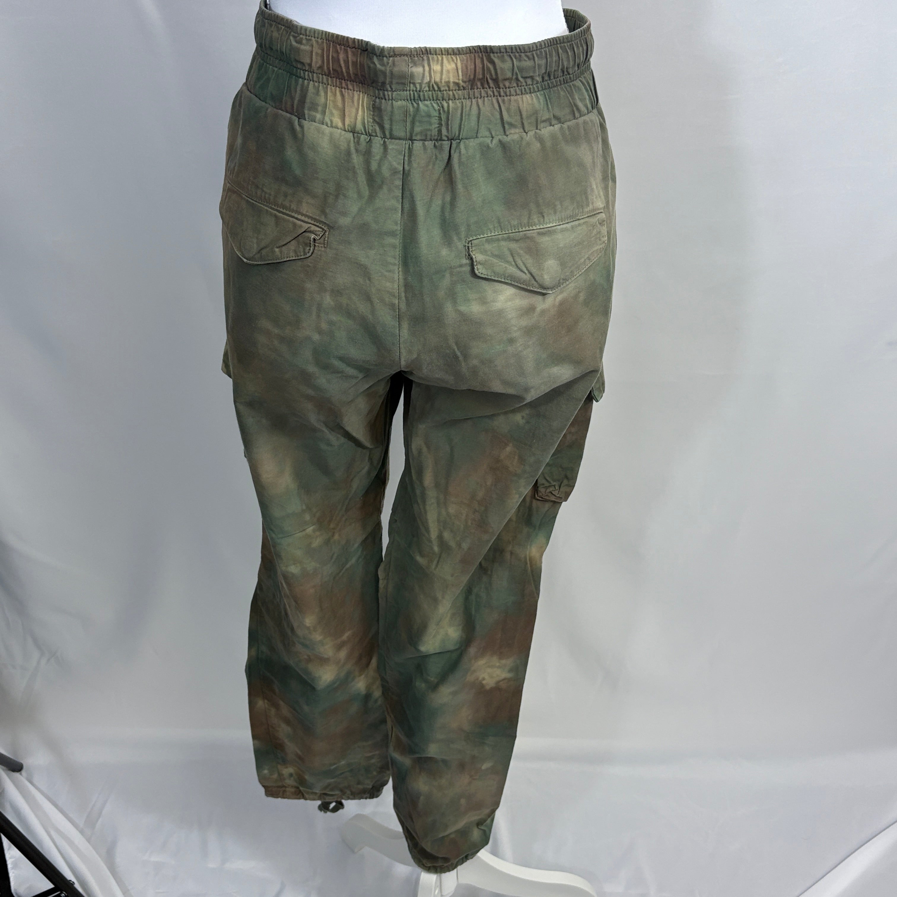Authenticated Jon Elliott Camo Pants, waist 32"