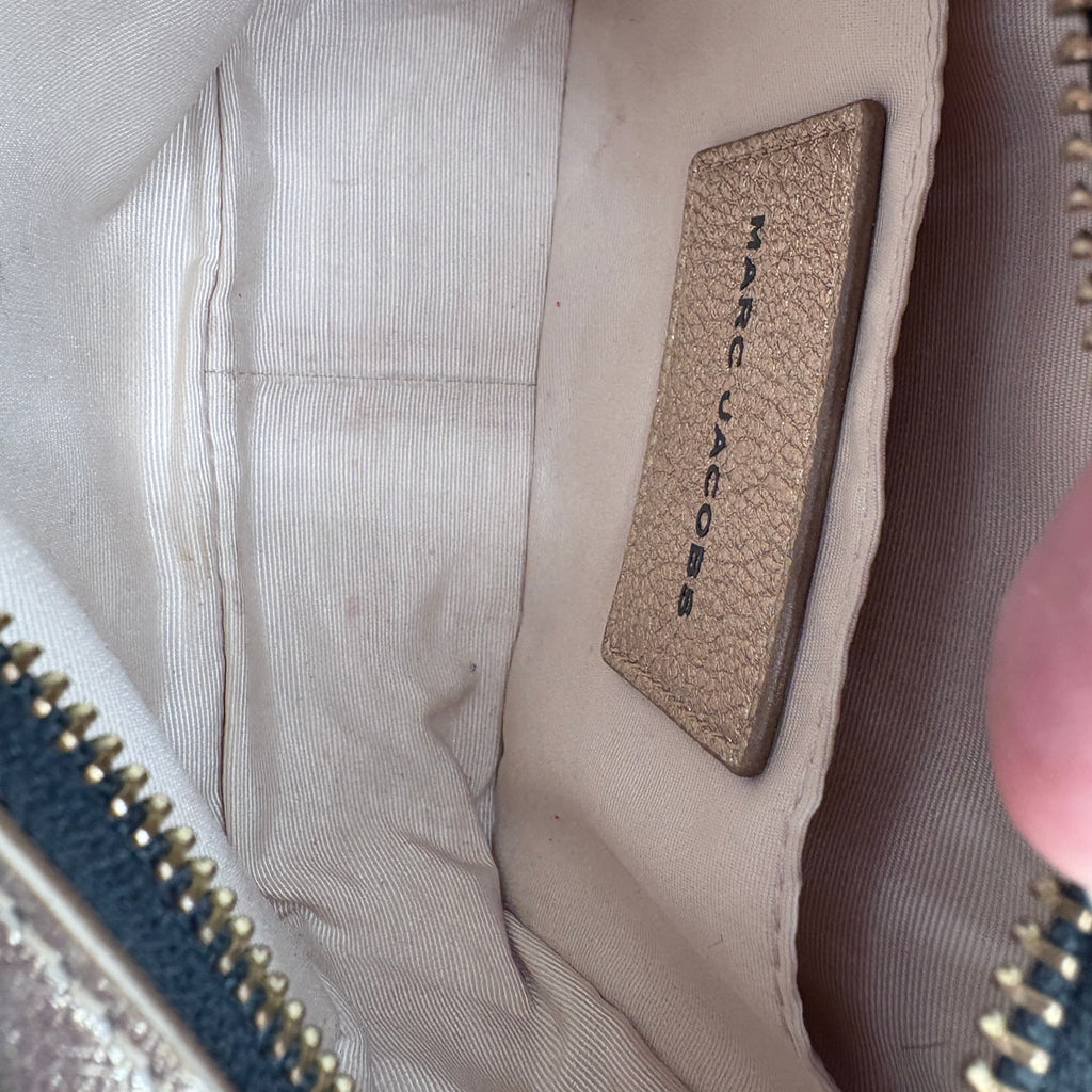 Marc Jacobs Snapshop cross body purse with gold chain