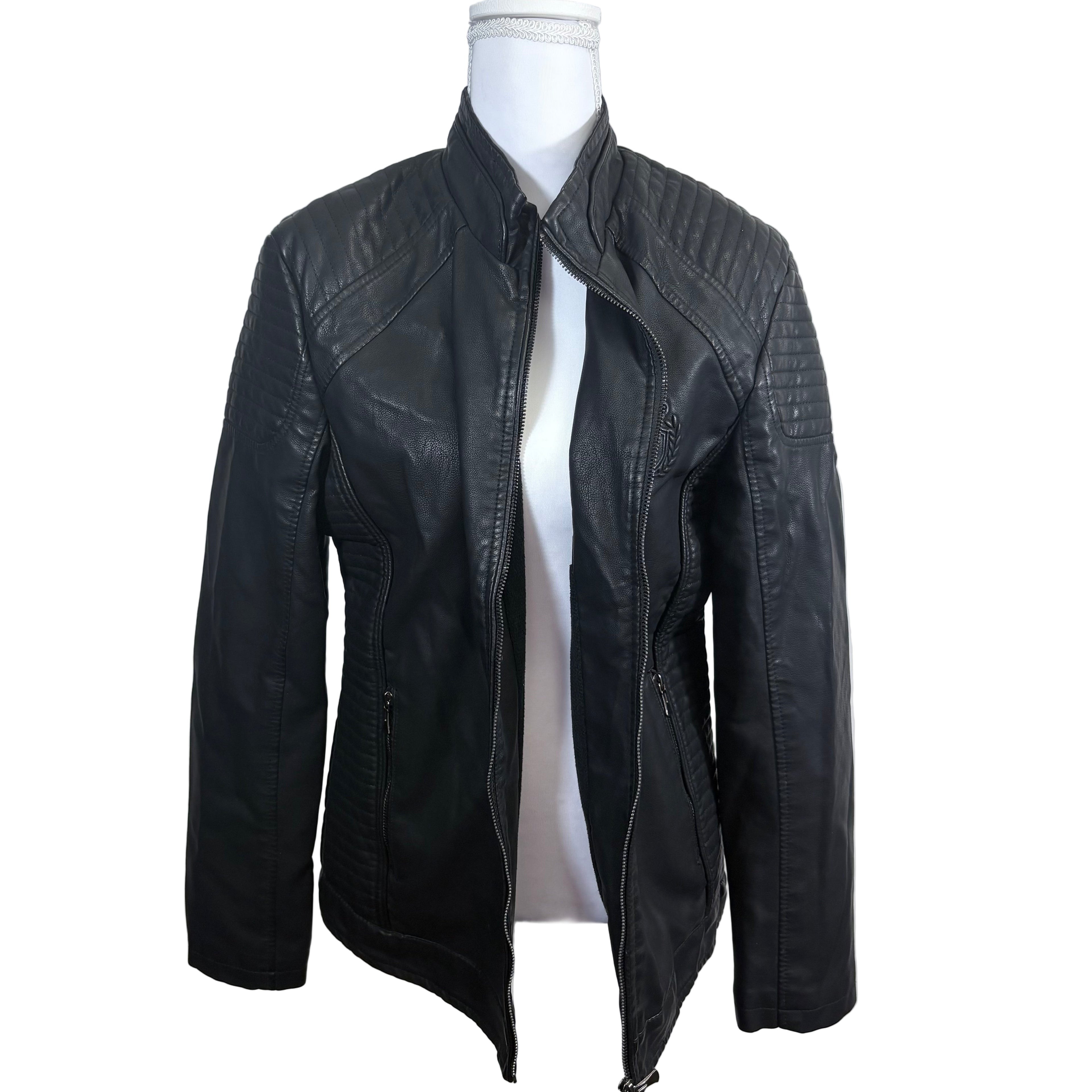 JooBox Leather jacket, size large
