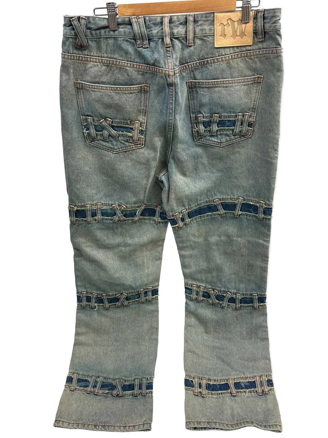 Racer Worldwide wide leg jeans, size 36