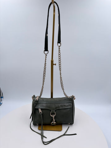 Rebecca Minkoff dark green crossbody purse