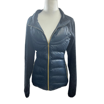 London Fog down filled long sleeve puffer jacket, size large