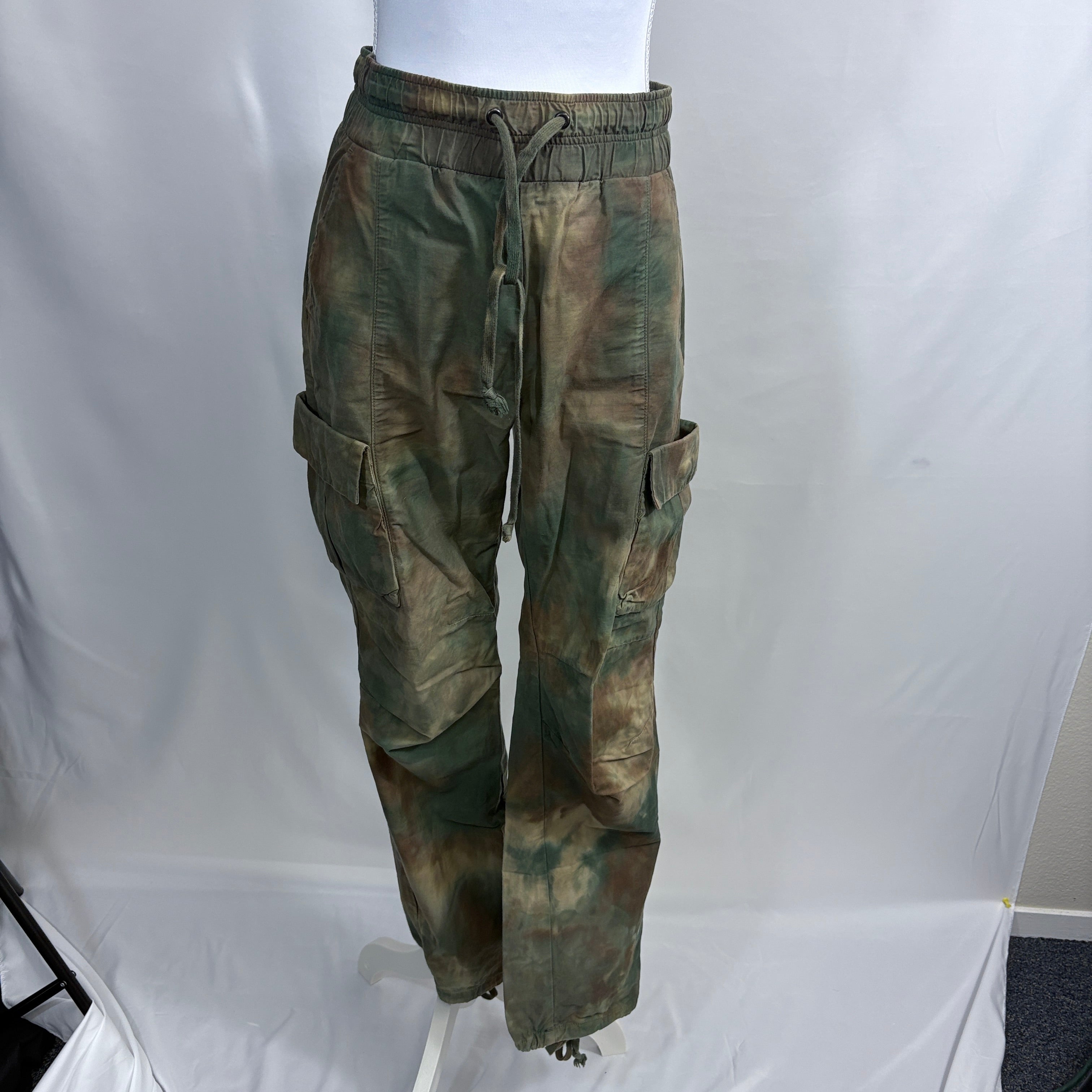 Authenticated Jon Elliott Camo Pants, waist 32"