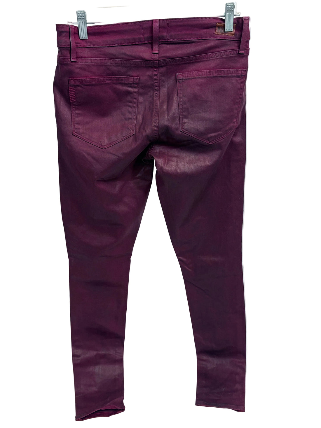 Paige Edgemont wine red skinny jeans, NWT
