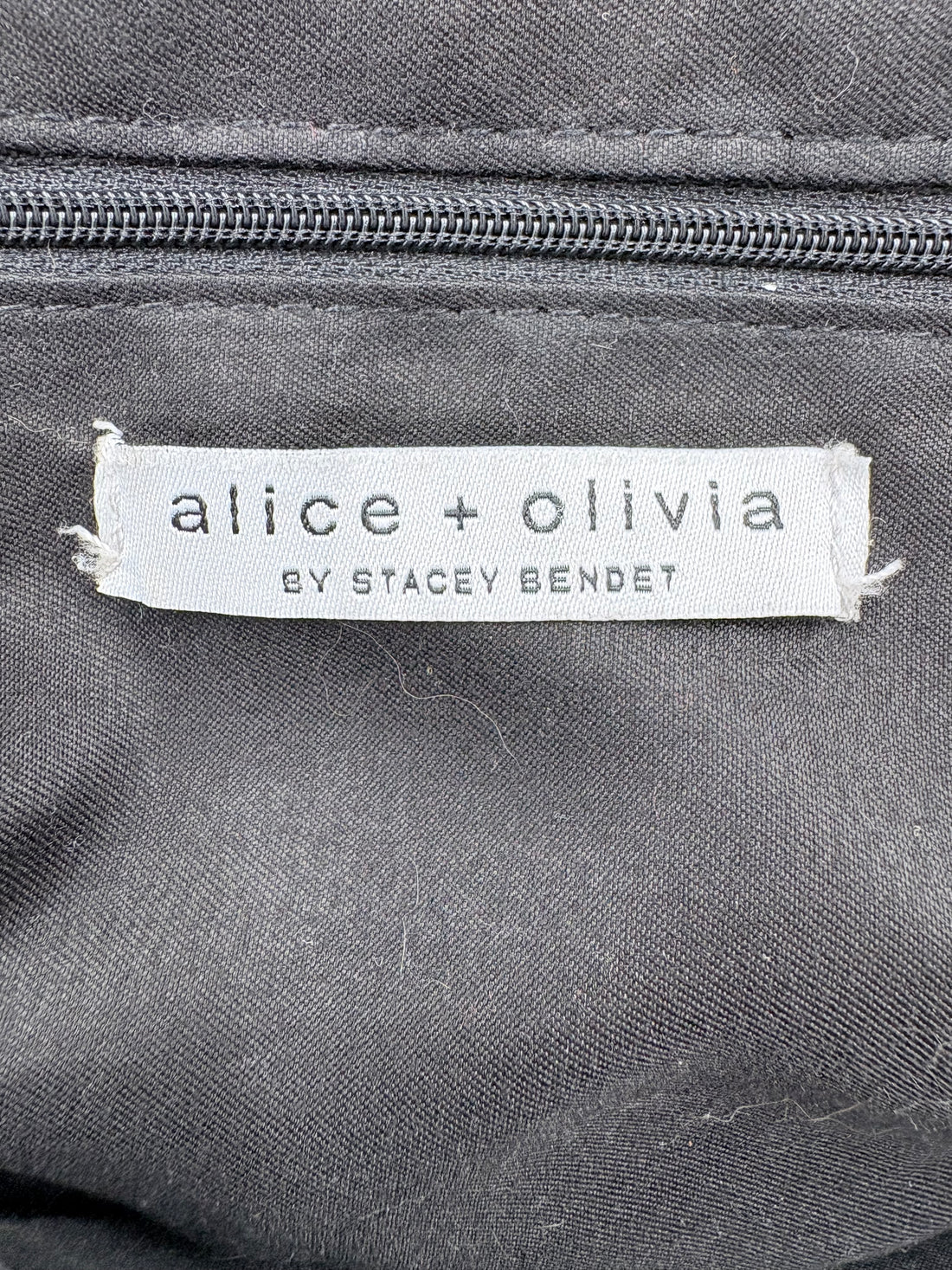 Alice + Olivia Tote black with daisy's