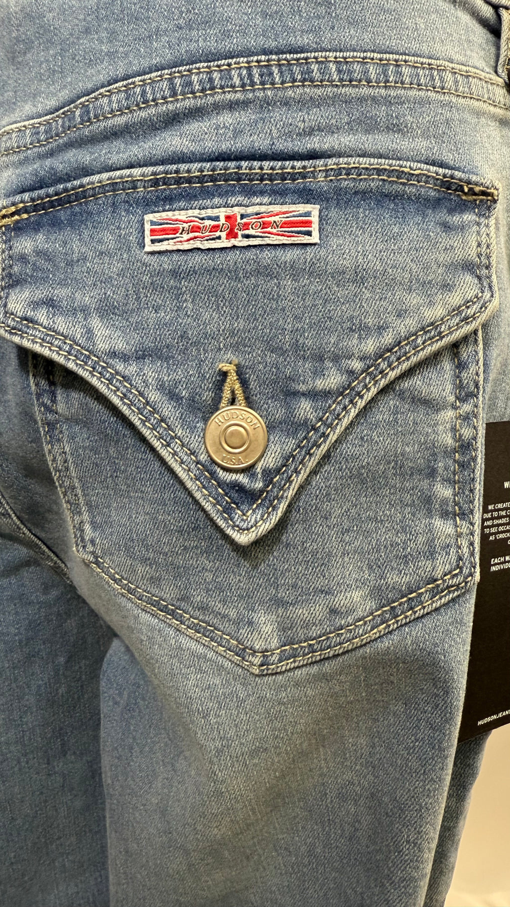 Hudson Los Angeles Straight Leg Jeans NWT, size 12, waist 32"