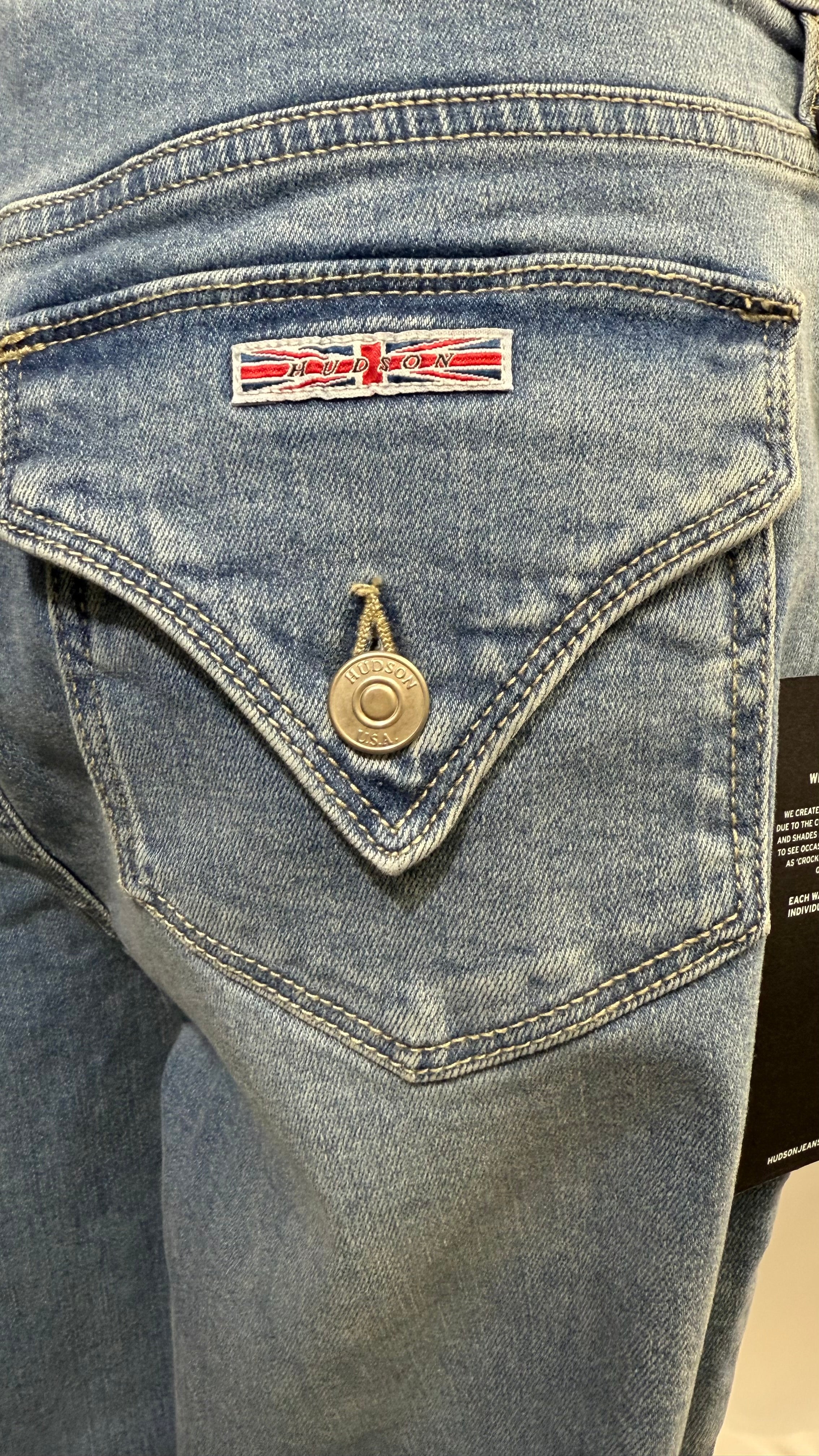 Hudson Los Angeles Straight Leg Jeans NWT, size 12, waist 32"