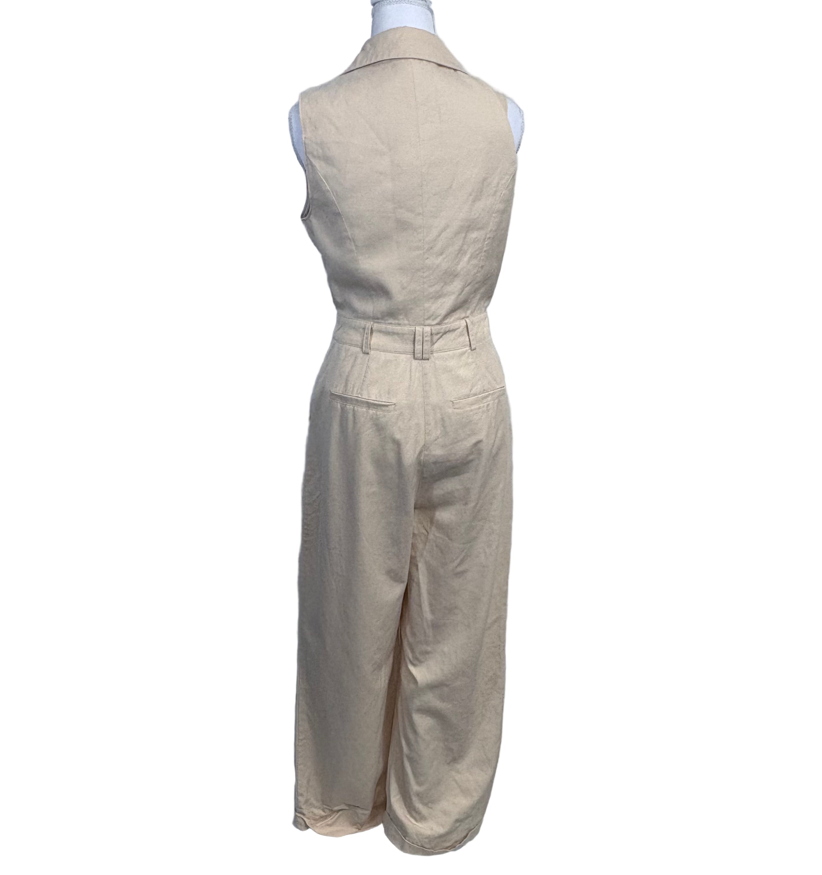 Paige wide leg sleeveless romper, size 2