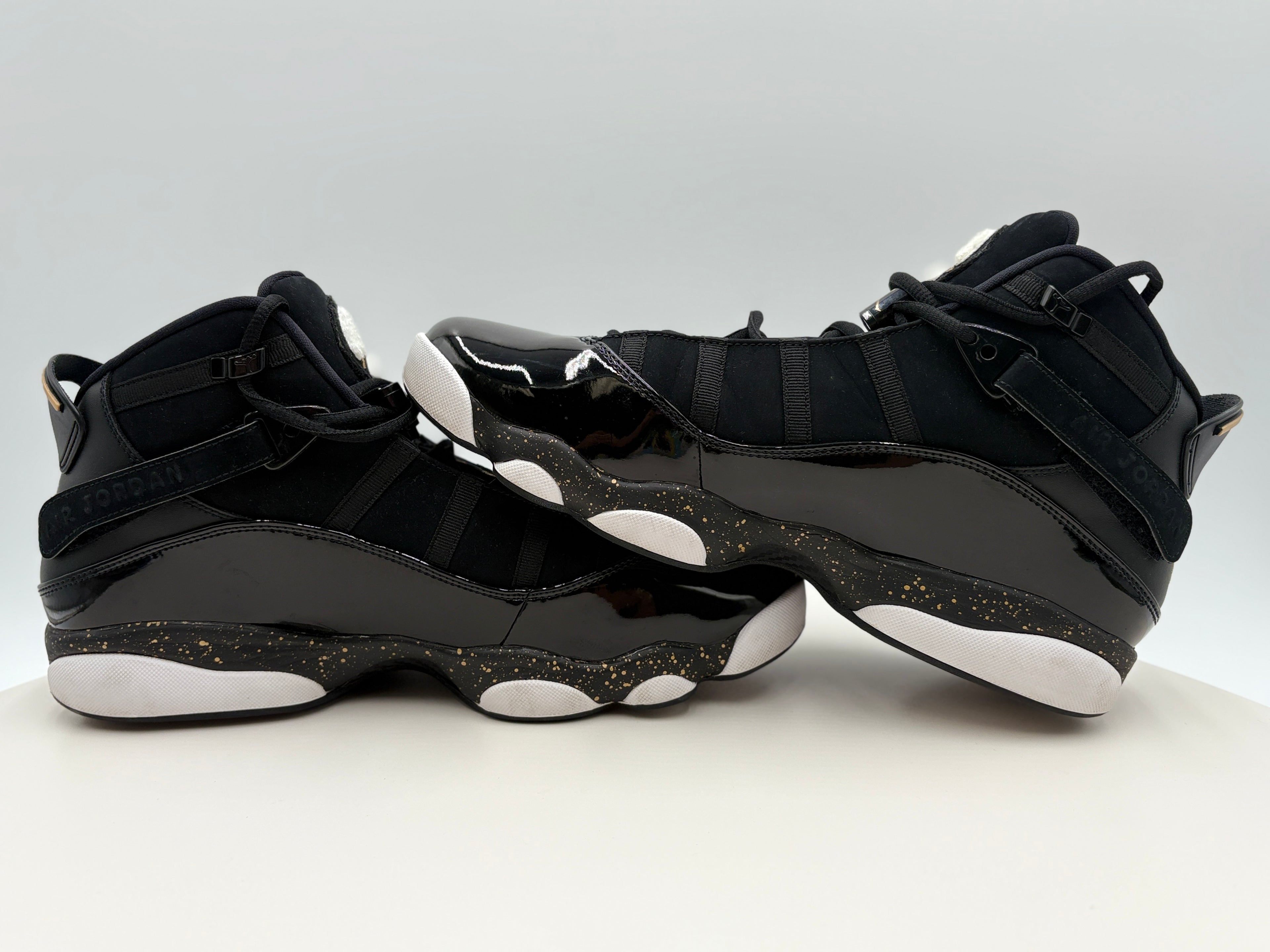 Jordan 6 Rings Black Metallic Gold White (322992-007) Authenticated