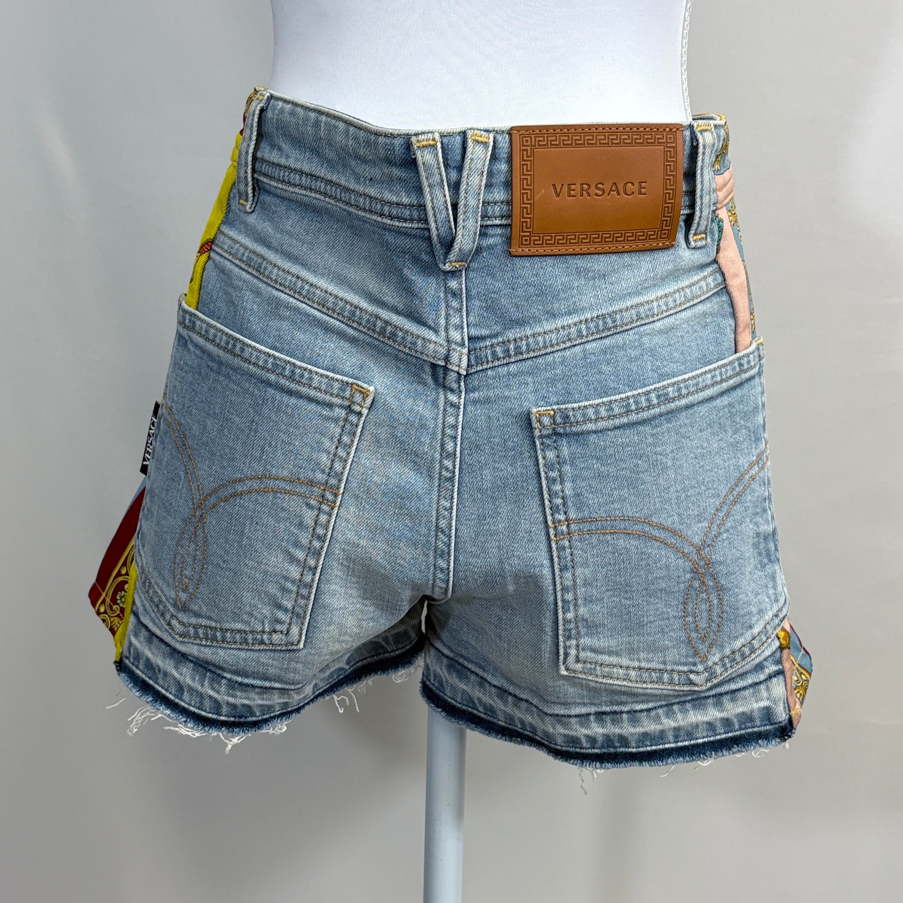 Authenticated Versace Barocco Print Shorts — Like NWT, waist 32"