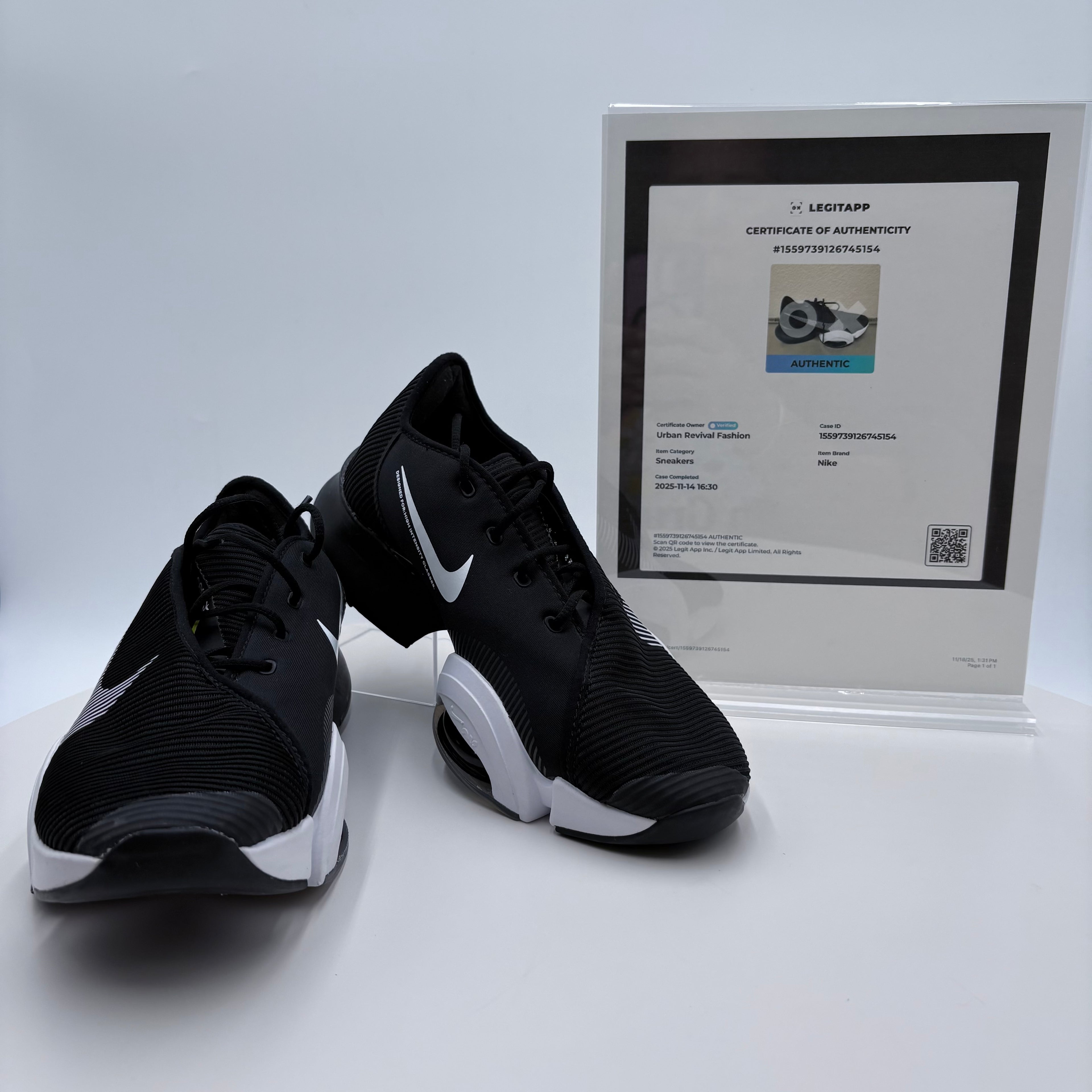 Nike Superrep 2 black/white Authenticated