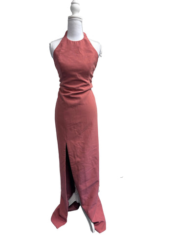 Elizabeth and James peach sleeveless dress